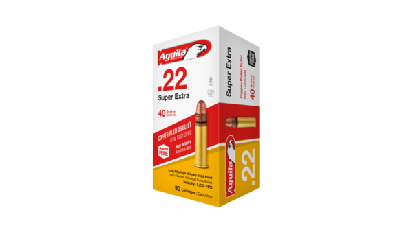 Aguila Ammunition Rimfire 22LR 40 Grain Solid Point 50 Round Box