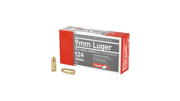 AGUILA 9MM 124GR FMJ