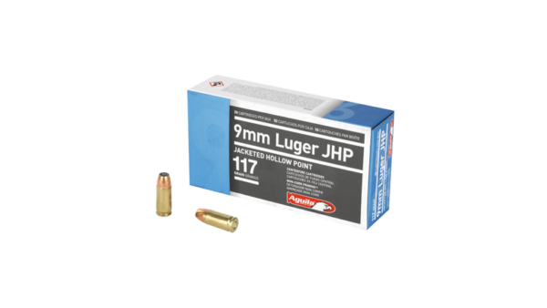 AGUILA 9MM 117GR JHP