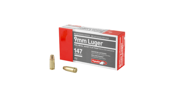 AGUILA 9MM 147GR FMJ FP
