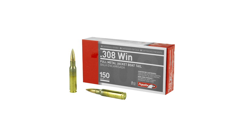AGUILA 308WIN 150GR FMJBT