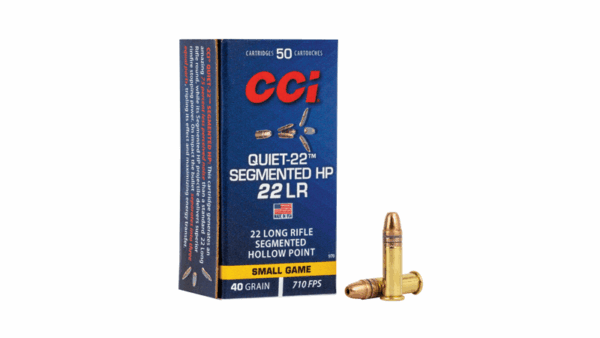 CCI QUIET SEGMENTED 22LR 40GR HP
