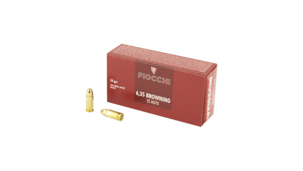 FIOCCHI 25ACP 50GR FMJ
