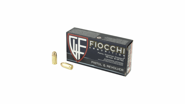 FIOCCHI 380ACP 95GR FMJ