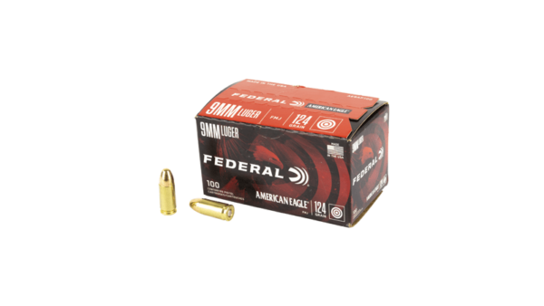 FED AM EAGLE 9MM 124GR FMJ 100RD