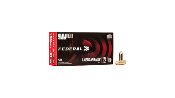 FED AM EAGLE 9MM 124GR FMJ