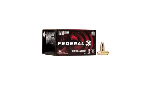 FED AM EAGLE 9MM 115GR FMJ