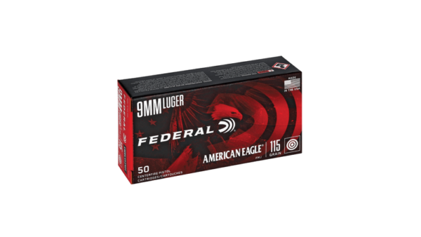 FED AM EAGLE 9MM 115GR FMJ