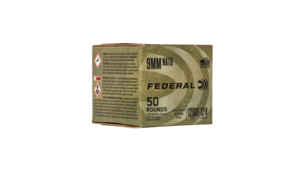 FED MIL-GRADE 9MM 124GR FMJ