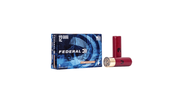 FED PWRSHK 12GA 3" MG #4 BCK