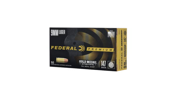 FED GLD MDL ACT 9MM 147GR FMJ