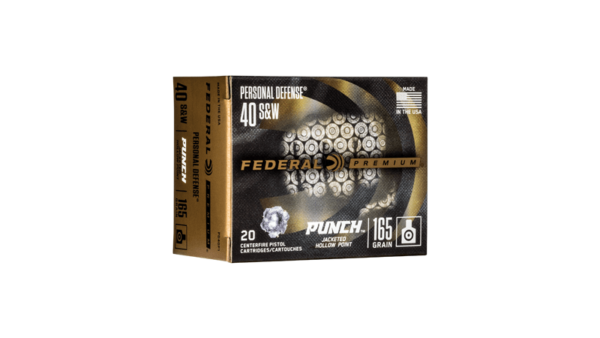 FED PUNCH 40 S&W 165GR JHP