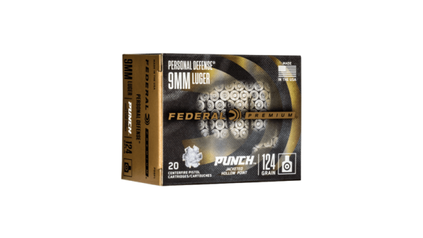 FED PUNCH 9MM 124GR PUNCH JHP
