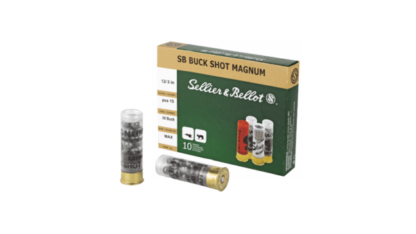 S&B 12GA 3" 00 15PEL