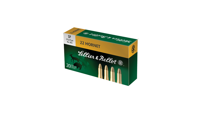 S&B 22 HORNET 45GR SP