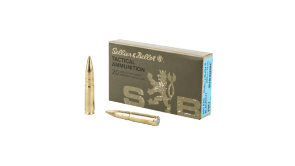 S&B 300BLK 200GR FMJ SUBSONIC