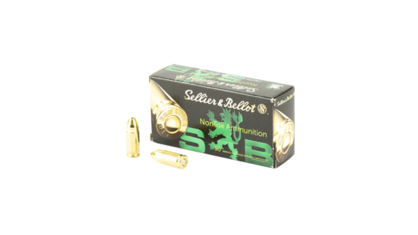 S&B NON TOX 9MM 124GR TFMJ