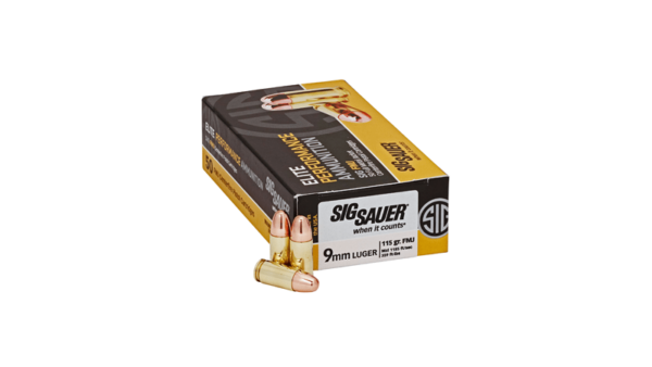 SIG AMMO 9MM 115GR FMJ
