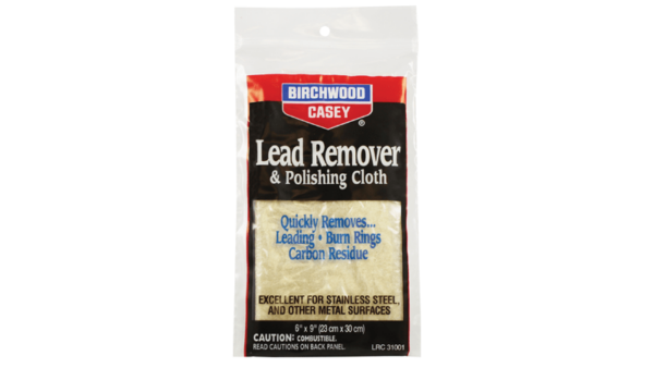 BIRCHWOOD CASEY LEAD REMOVER W/ CLOTH 6X9