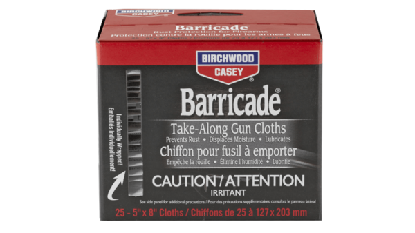 BIRCHWOOD CASEY BARRICADE TAKE ALONGS 25 WIPES