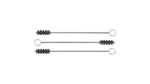 BIRCHWOOD CASEY NYLON PISTOL BRUSHES 44/45 3PK