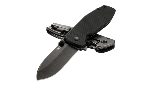 CRKT SQUID XM BLACK 2.95" PLAIN EDGE