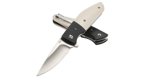 CRKT CURFEW WHITE 3.10" PLAIN EDGE