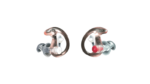 SUREFIRE SONIC DFNDR3 MD CLR 1 PAIR