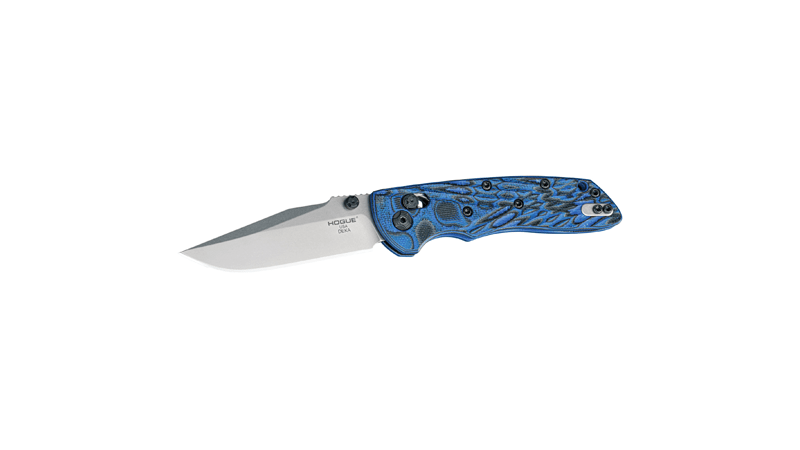 HOGUE DEKA 3.25" CLP TMB G10 BLU LV