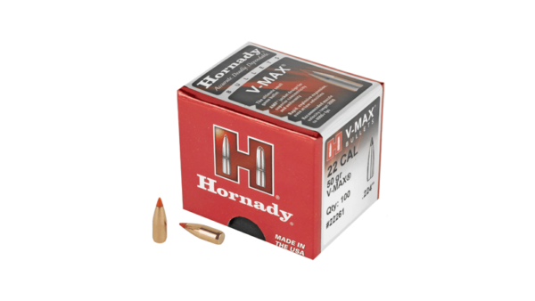 Hornady V-MAX 22 CAL .224 50GR 100CT