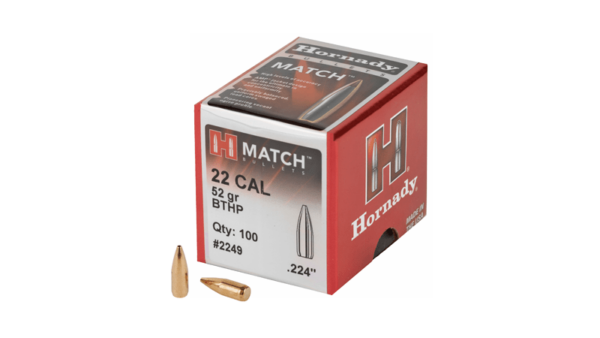 Hornady MATCH 22CAL .224 52GR 100CT