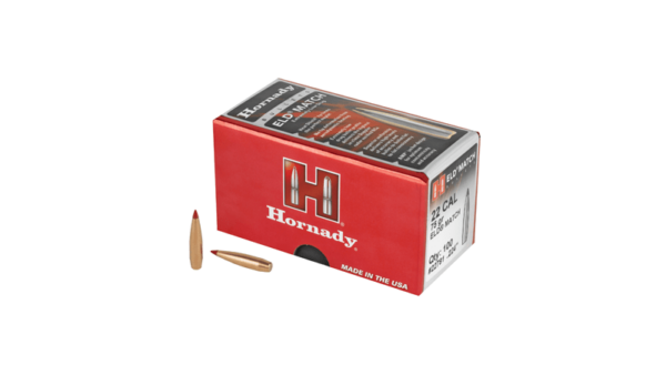 Hornady ELD-M 22CAL .224 75GR 100CT