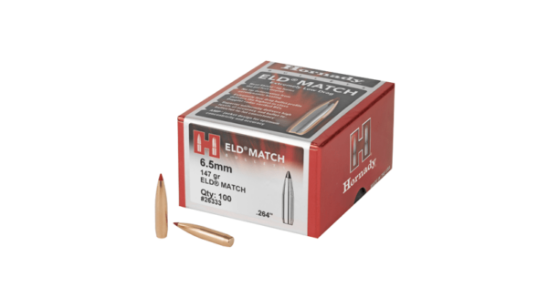 Hornady ELD-M 6.5MM .264 147GR 100CT