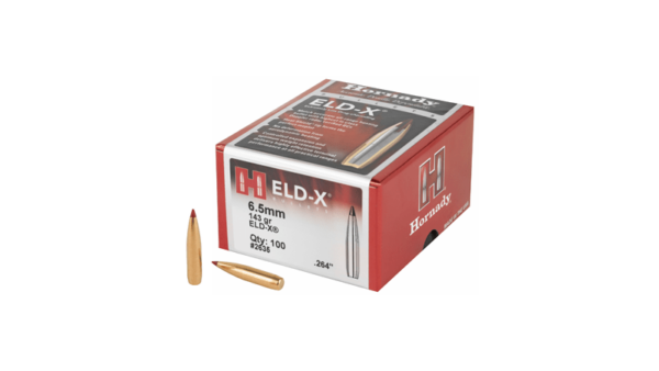 Hornady ELD-X 6.5MM .264 143 GR 100CT