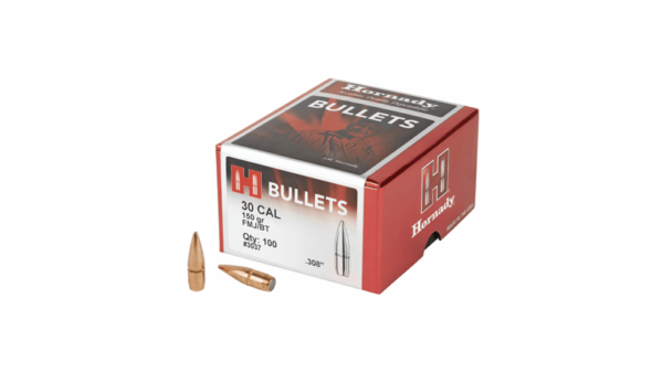 Hornady FMJ-BT 30CAL .308 150GR 100CT