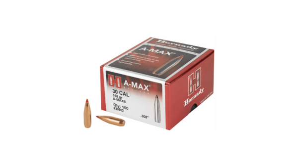 Hornady MATCH A-MAX 30CAL 168GR 100CT