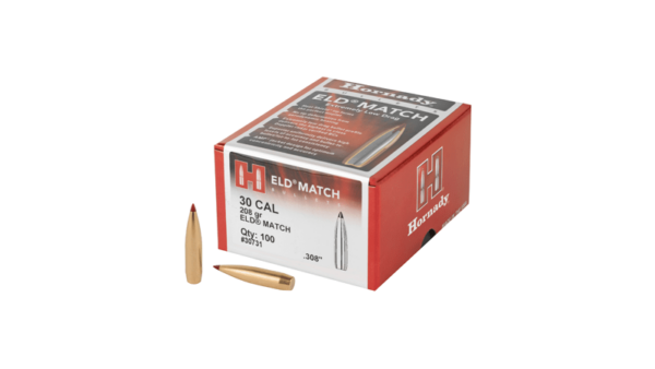 Hornady ELD-M 30CAL .308 208GR 100CT