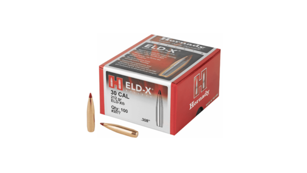 Hornady ELD-X 30CAL .308 212GR 100CT