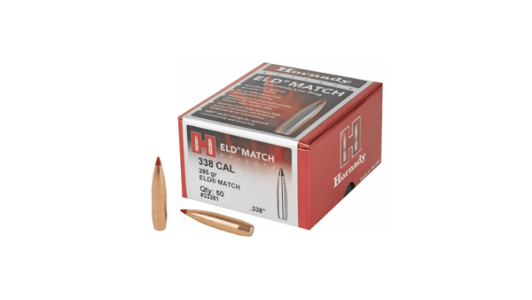 Hornady ELD-M 338CAL 285GR 50
