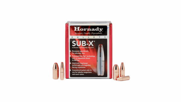 Hornady SUB-X 45CAL .458 410GR 50CT