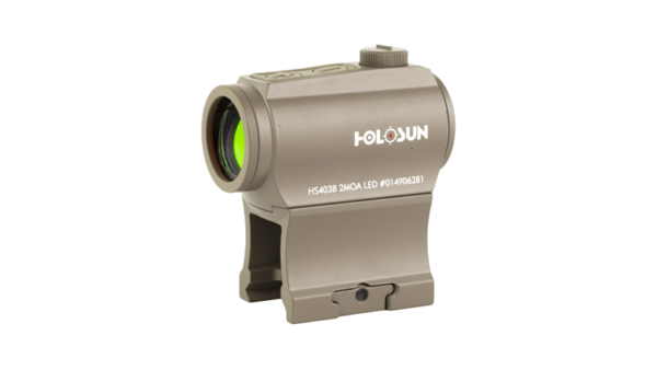 HOLOSUN 20MM 2MOA RED SHAKE FDE