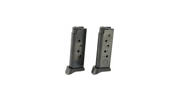 RUGER LCP 380ACP 6RD BL W/EX 2PK
