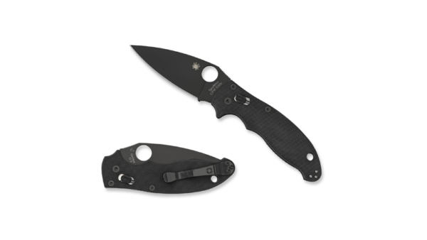 SPYDERCO MANIX 2 BLACK BLADE 3.375"