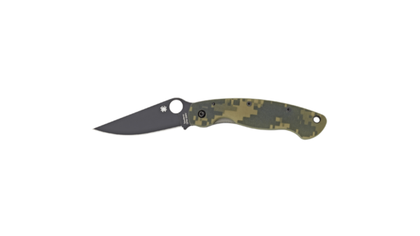 SPYDERCO MILITARY MODEL G-10 CAMO