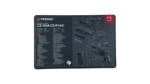 TEKMAT PISTOL MAT FOR CZ P10C BLK