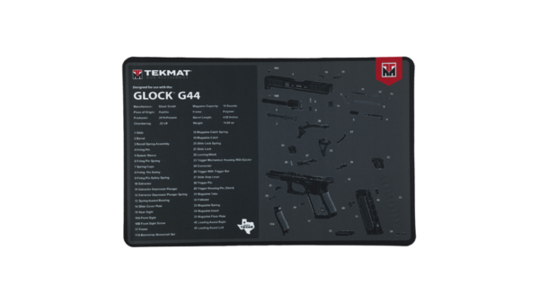TEKMAT PISTOL MAT FOR GLOCK 44 BLK