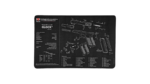 TEKMAT PISTOL MAT FOR GLK GEN 4 BLK