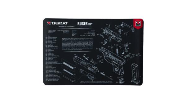 TEKMAT PISTOL MAT RUGER LCP BLK