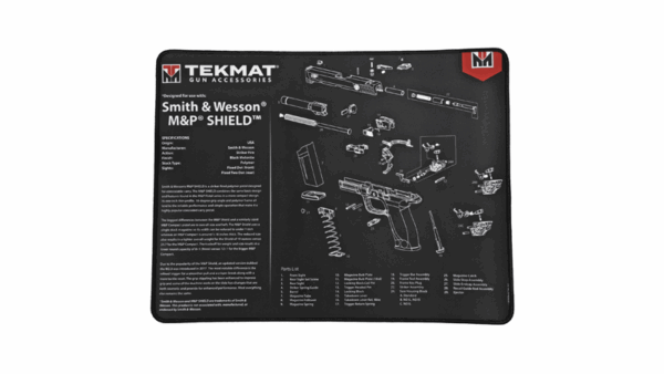 TEKMAT ULTRA PISTOL MAT S&W SHIELD BLK