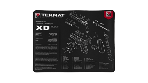 TEKMAT ULTRA PISTOL MAT XD MOD 2